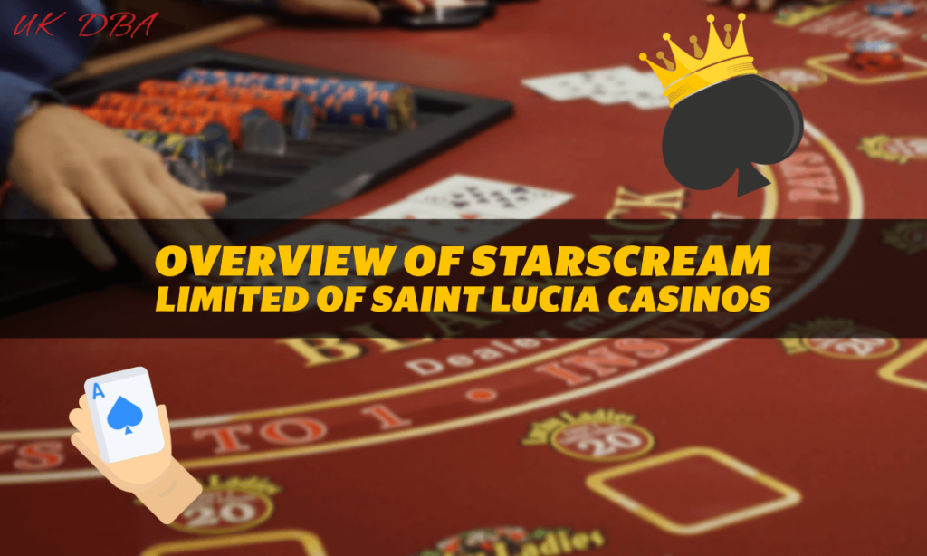 Overview of Starscream Limited of Saint Lucia Casinos